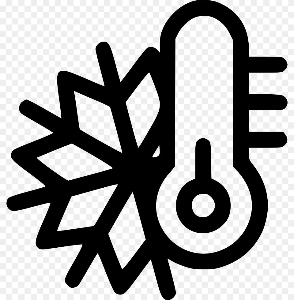 Forecst Temperature Measure Snow Snowfall Flake Volks Park, Stencil, Outdoors, Nature, Symbol Free Transparent Png
