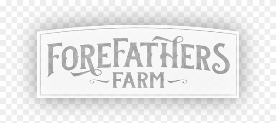 Forefathers Farm Calligraphy, Text, Sticker Png Image