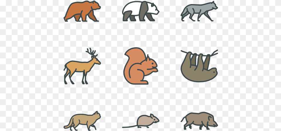 Forest Animals Icon, Animal, Antelope, Mammal, Wildlife Free Png