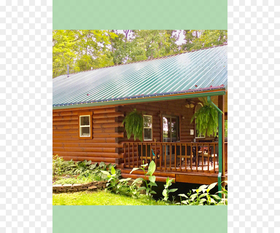 Forest Edge Hocking Hills, Architecture, Building, Cabin, House Free Png Download