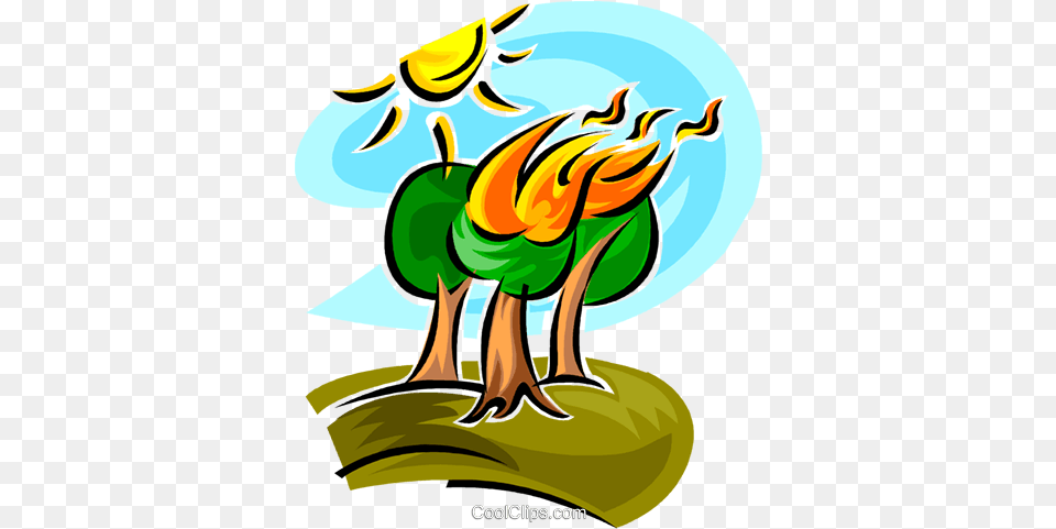 Forest Fire Royalty Vector Clip, Art, Light Free Png