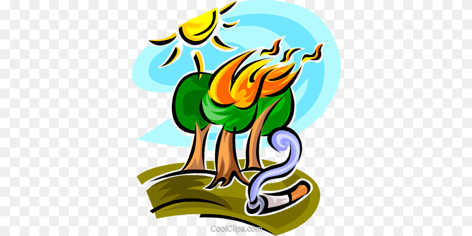 Forest Fires Royalty Vector Clip Art Illustration, Graphics Free Png Download