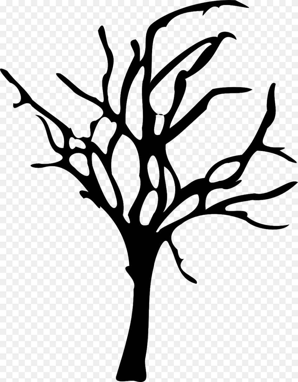 Forest Forest Decline Forest Dieback Tree, Silhouette, Stencil, Plant, Art Png