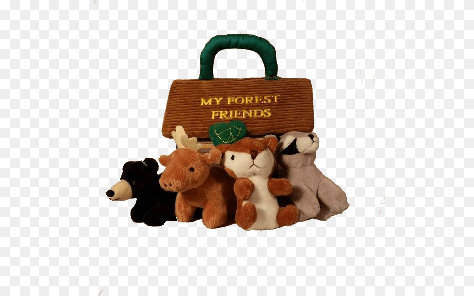 Forest Friends Stuffed Cabin By Aurora With Animals Maine, Accessories, Toy, Plush, Handbag Free Png Download