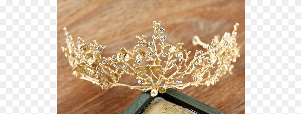 Forest Gold Tiara Tiara, Accessories, Jewelry, Chandelier, Lamp Png Image