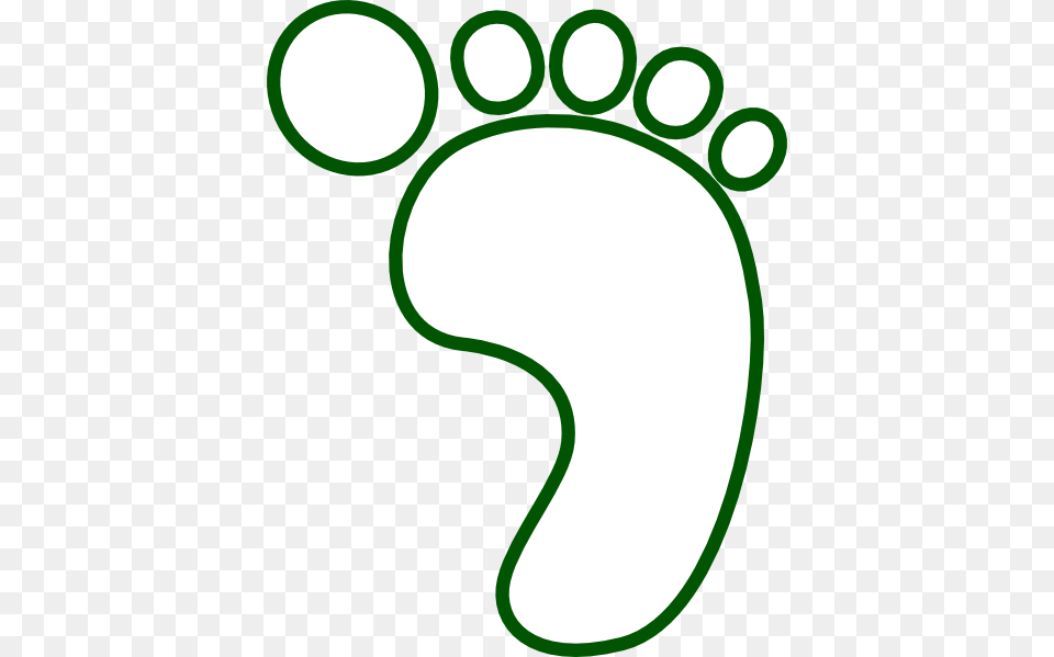 Forest Green Barefoot Outline Clip Arts For Web, Footprint, Smoke Pipe Png Image