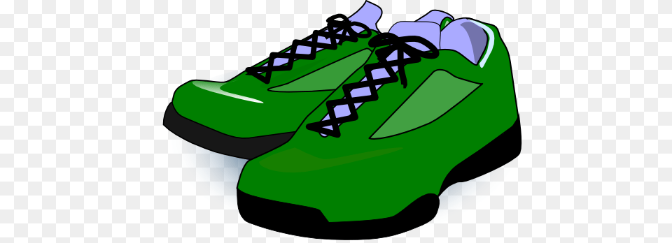 Forest Green Tennis Shoes Clip Arts For Web, Clothing, Sneaker, Footwear, Shoe Free Transparent Png