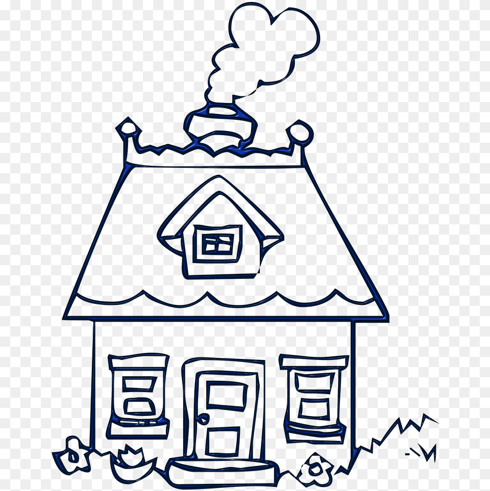 Forest House Cottage Building Housing Doodle House, Outdoors Png Image