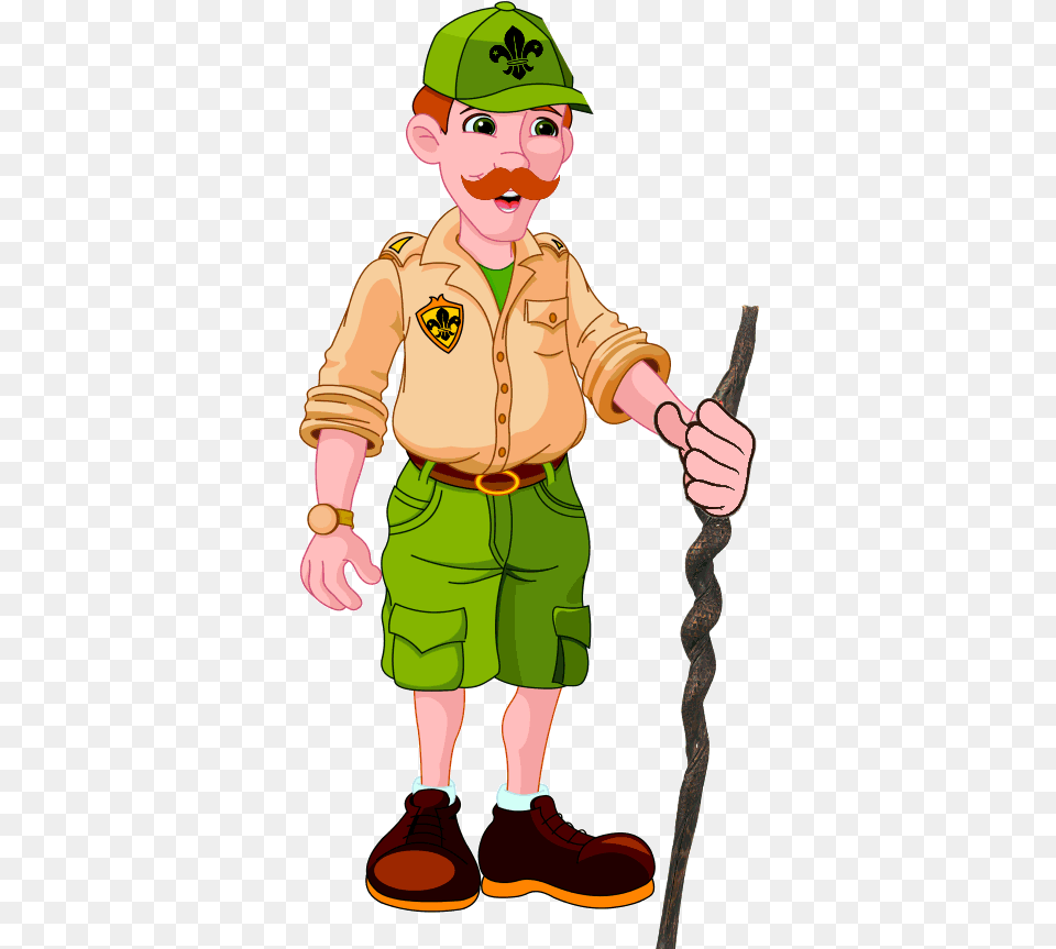 Forest Ranger Vector Clipart Forest Ranger Cartoon, Baby, Person, Clothing, Shorts Free Png Download