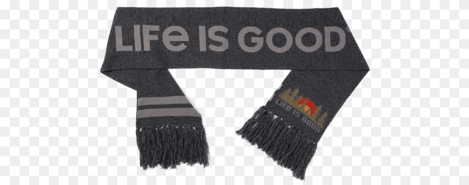 Forest Scenic Reversible Life Is Good Scarf Scarf, Clothing, Glove, Stole Free Png Download