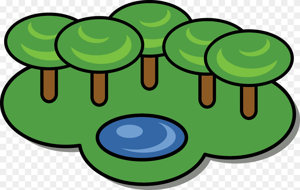 Forest School Cliparts, Green Free Png