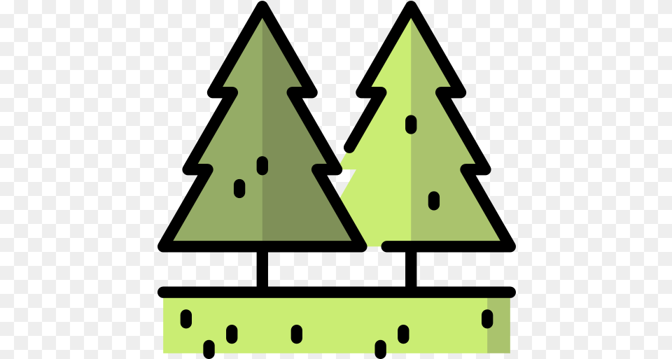 Forest Tree Icon Cabin Logo Vector Triangle, Green Free Transparent Png