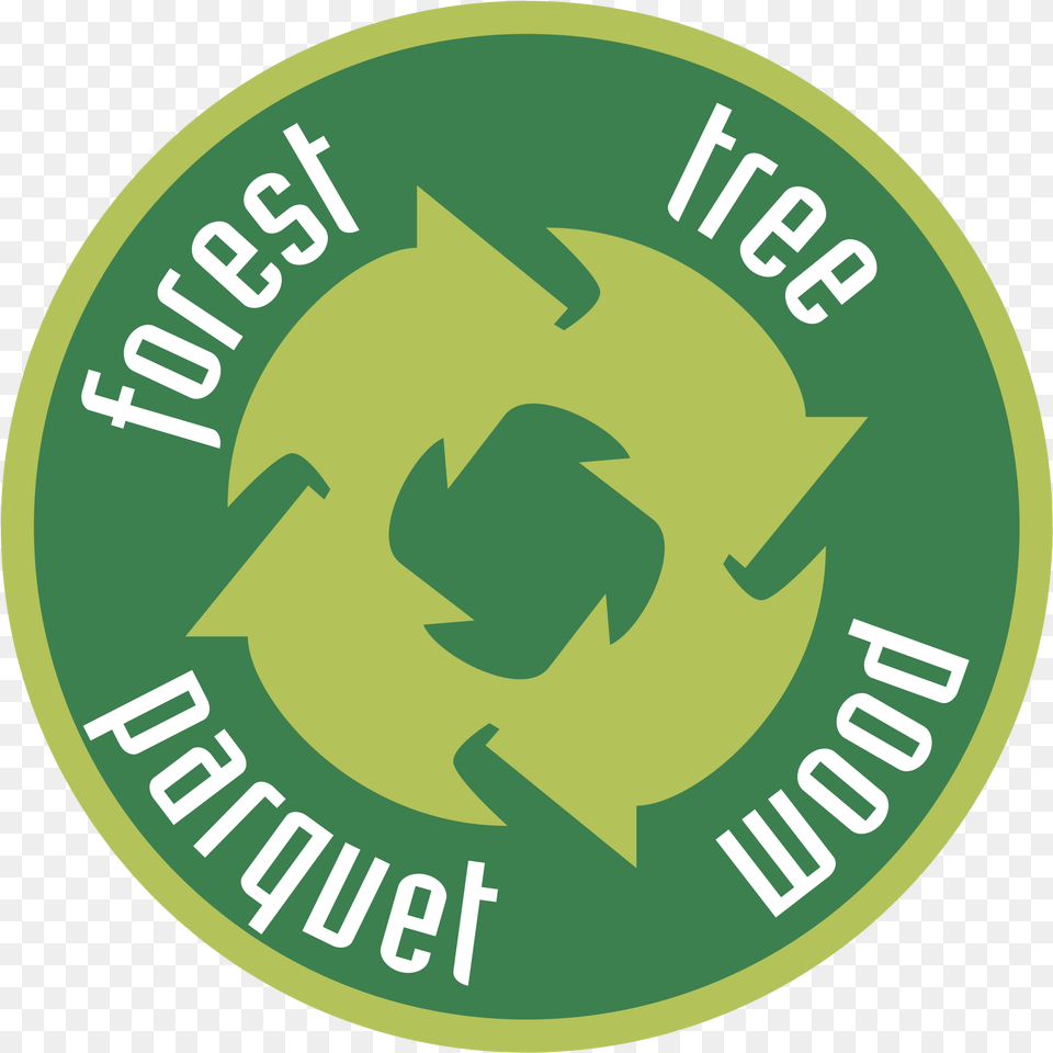 Forest Tree Parquet Wood Logo Transparent U0026 Svg Vector Premio Top Of Quality, Recycling Symbol, Symbol, Disk Free Png Download