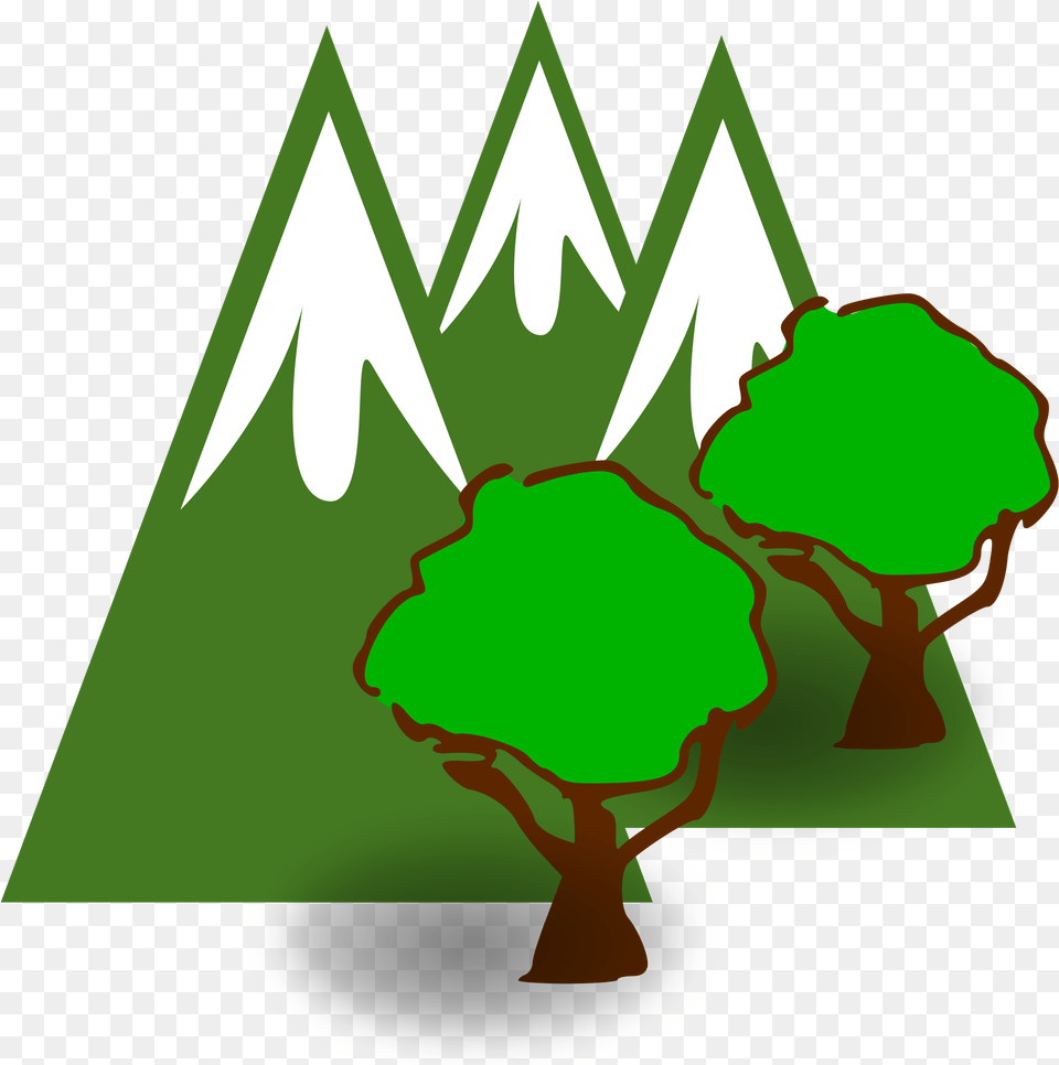 Forested Mountains Clip Arts Tree And Mountain Clip Art, Green, Graphics, Baby, Person Free Transparent Png