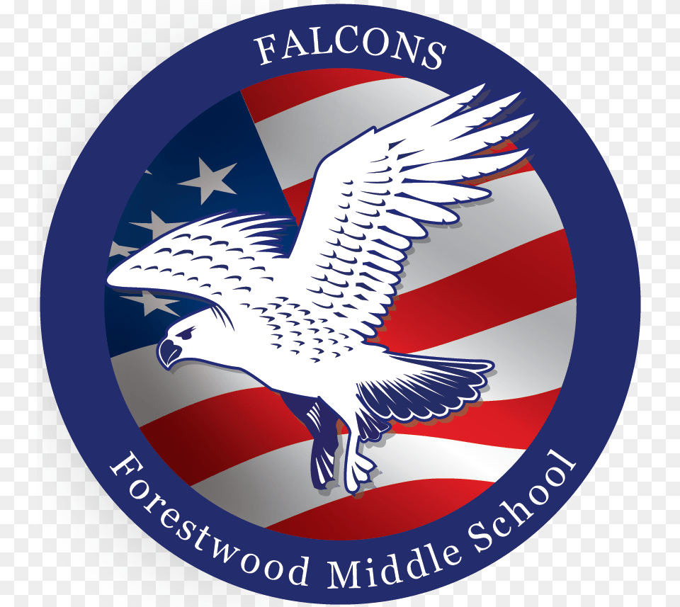 Forestwood Middle School Falcons, Badge, Logo, Symbol, Emblem Free Png