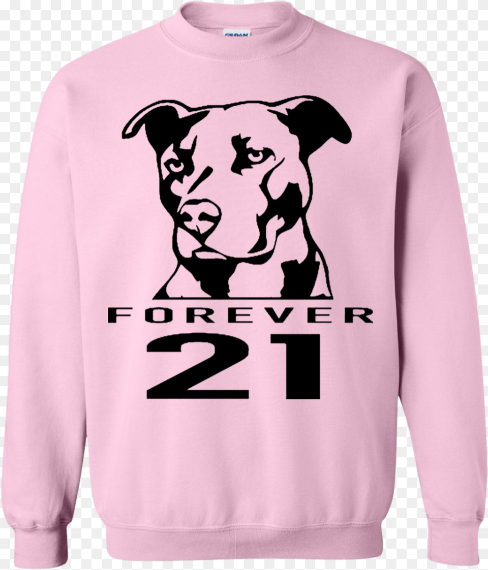 Forever 21 Pitbull Sweater Don T Judge Me Dog Sticker, Sweatshirt, Knitwear, Clothing, Hoodie Free Png