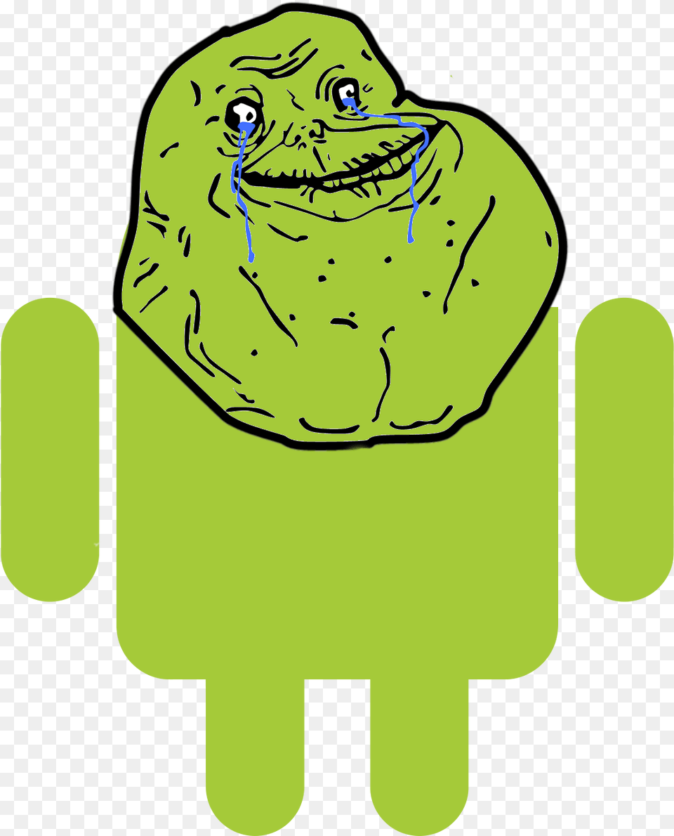 Forever Alone Clipart Android Browser Logo, Green, Person, Face, Head Free Transparent Png