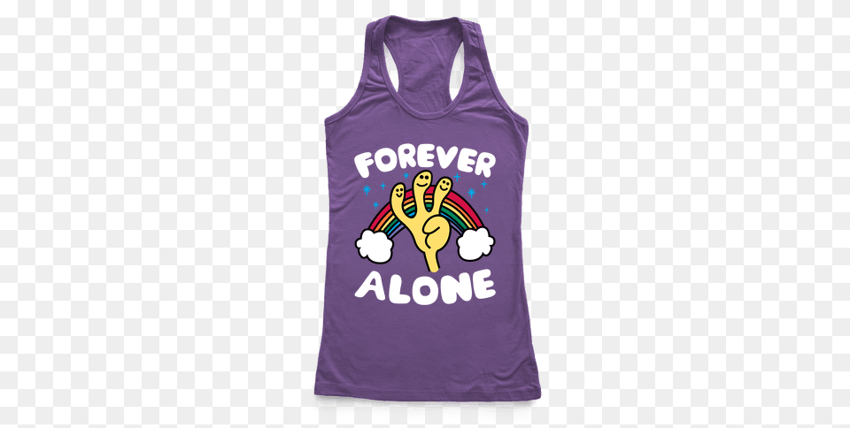 Forever Alone Parody T Shirts Mugs And More Lookhuman, Clothing, Tank Top Free Png Download