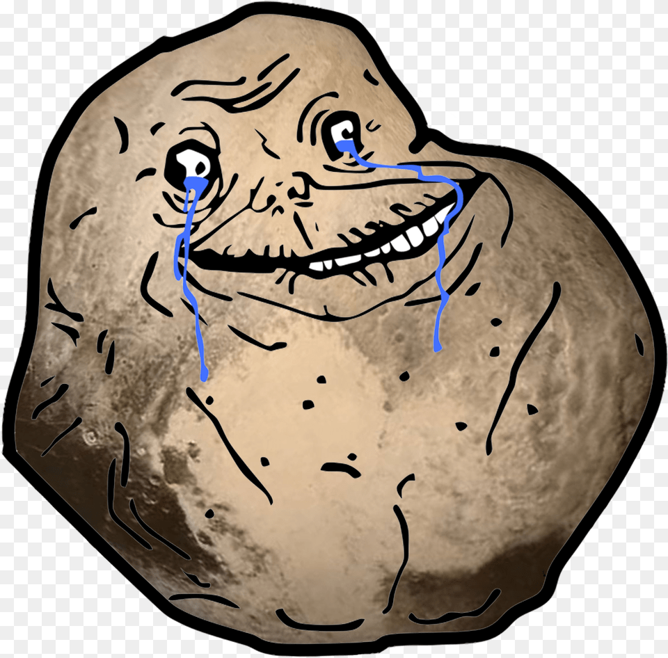 Forever Alone Pluto Memes Forever Alone, Adult, Male, Man, Person Png