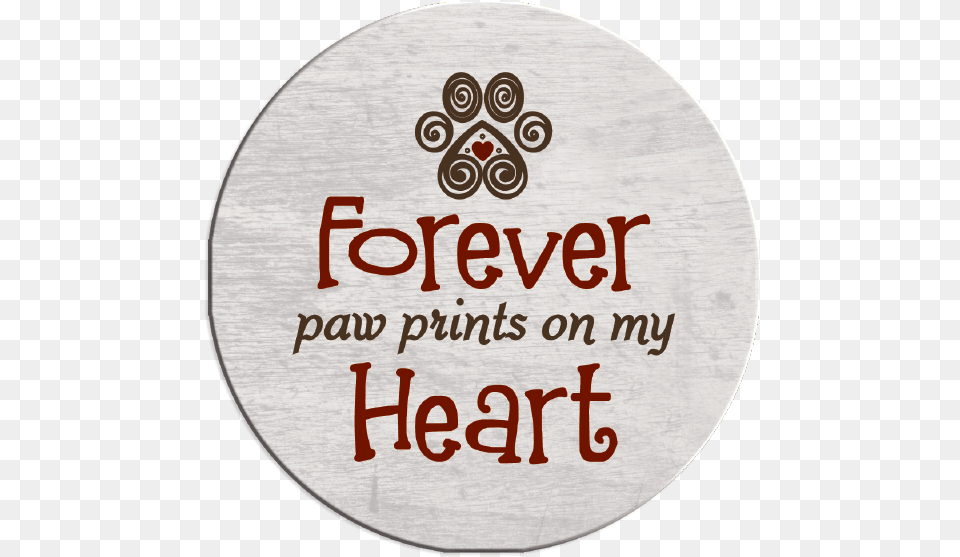 Forever Paw Prints On My Heartclass Circle, Disk Free Png