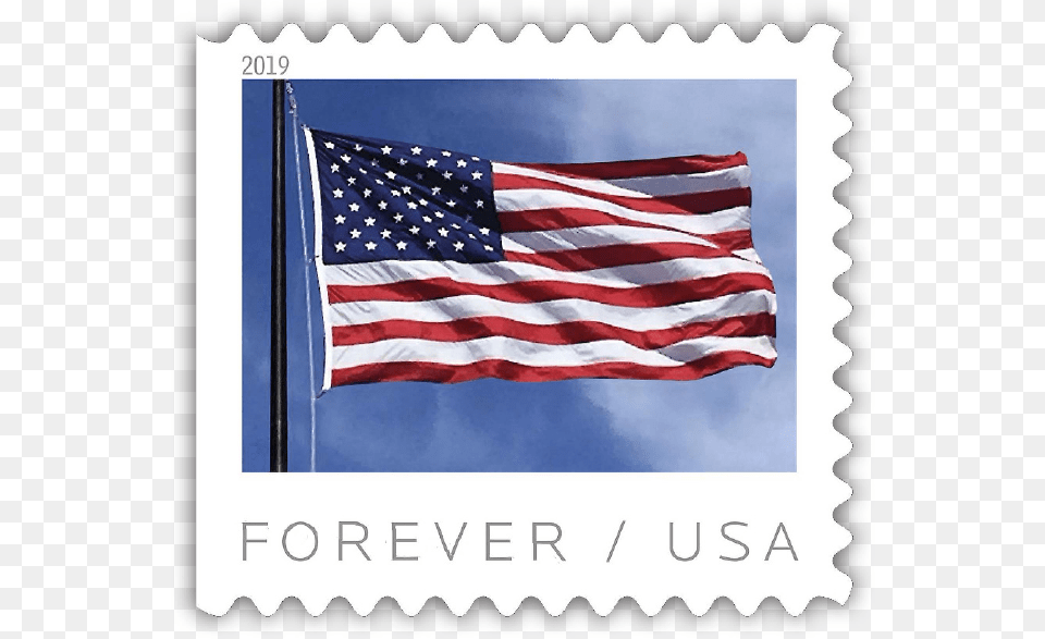 Forever U Much Is A Stamp 2019, American Flag, Flag, Postage Stamp Free Png