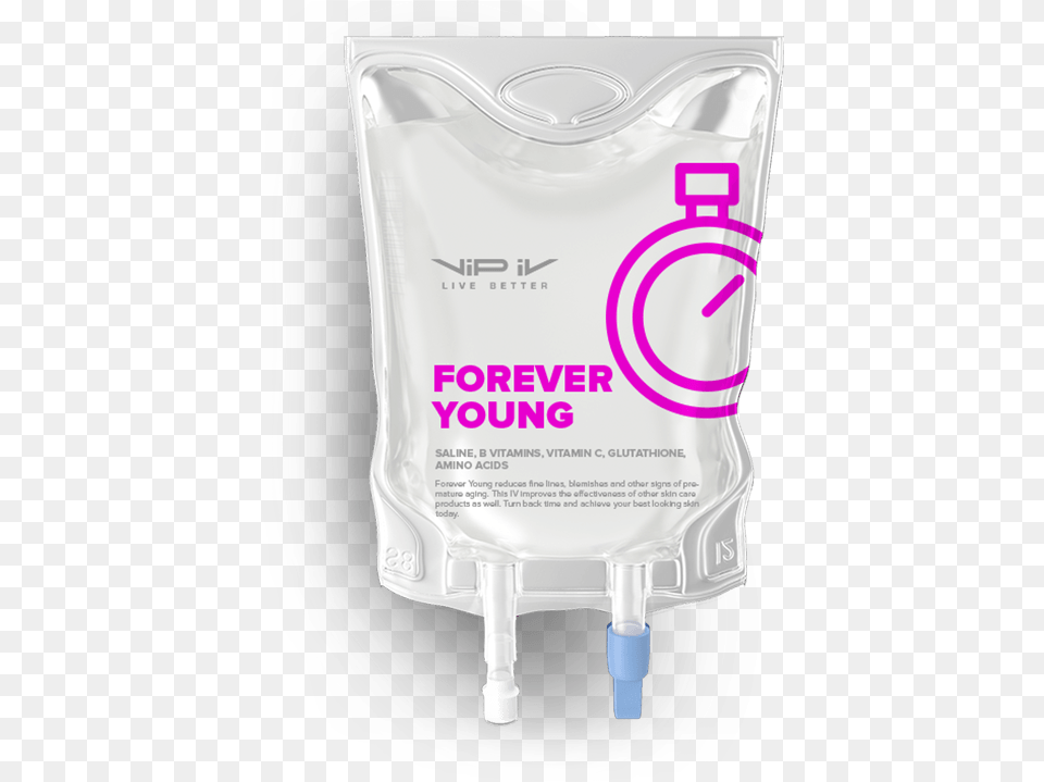 Forever Young Amino Acid Drip Vitamin, Bottle, Lotion, Plastic Png