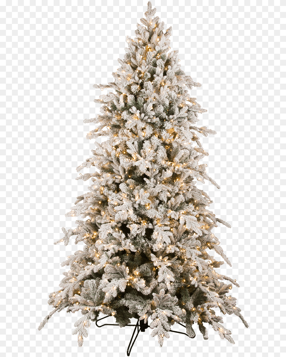 Forevertree Snowy Bavarian Pine Easylite Tree With Remote Artificial Christmas Tree, Plant, Christmas Decorations, Festival, Christmas Tree Free Png