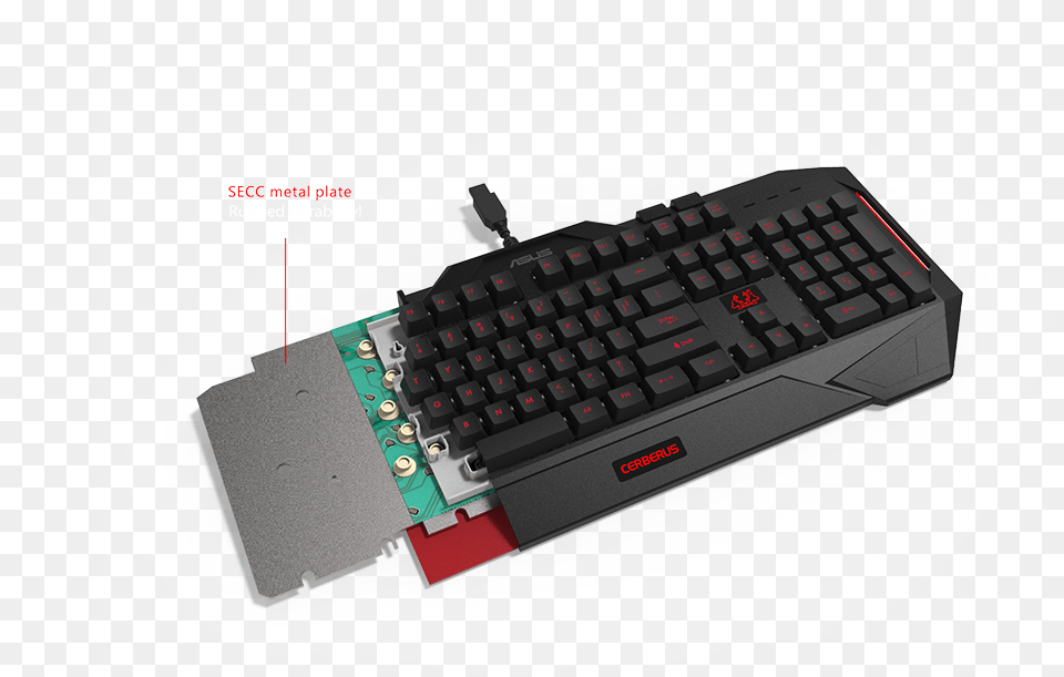 Forged From A Full Secc Metal Plate Cerberus Gaming Redragon Wave Impact S103 Combo, Computer, Computer Hardware, Computer Keyboard, Electronics Free Png Download