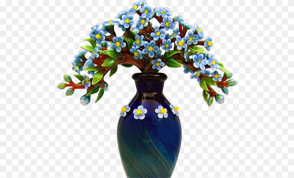 Forget Me Not Flowers Vase, Flower, Flower Arrangement, Flower Bouquet, Jar Free Transparent Png