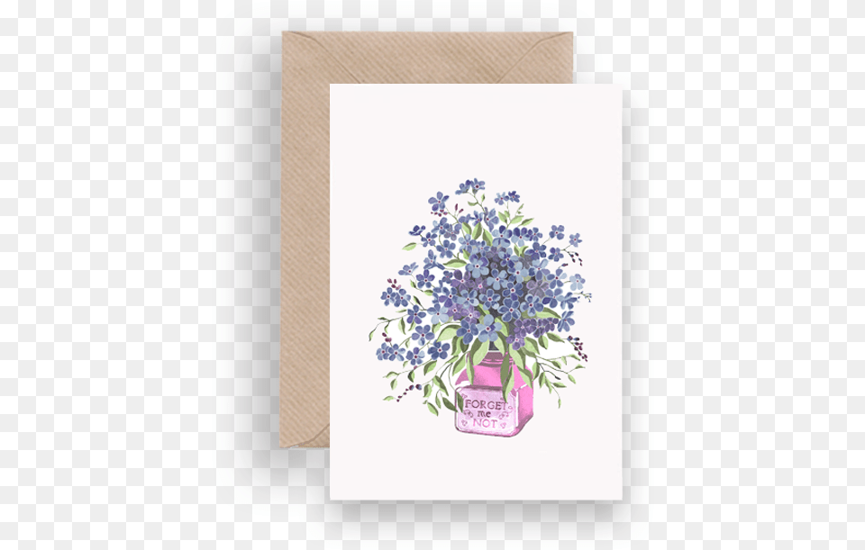 Forget Me Not Greeting Card Greeting Card, Envelope, Greeting Card, Mail, Plant Png Image