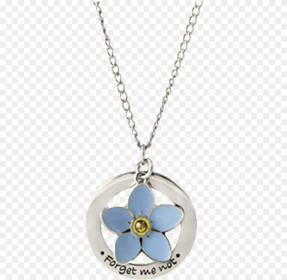 Forget Me Not Necklace Locket, Accessories, Jewelry, Pendant Png Image