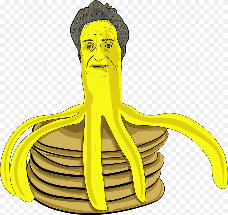 Forget To Feed Nanapuss Illustration, Fruit, Banana, Produce, Food Free Transparent Png