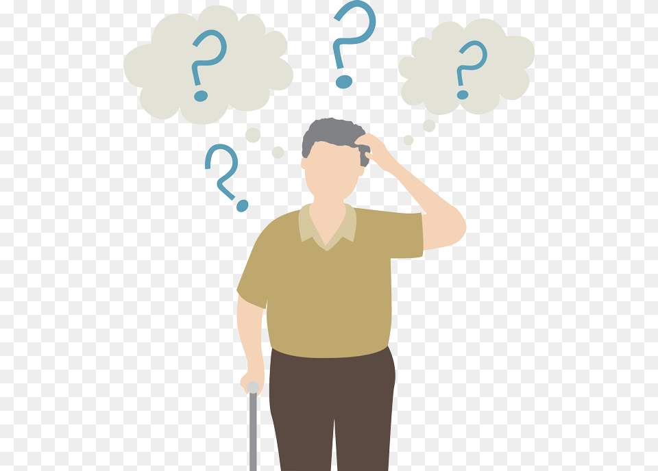 Forgetful Old Person, Adult, Man, Male, Clothing Png