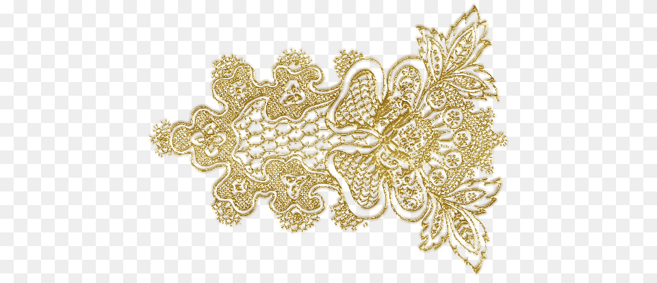 Forgetmenot Lace, Gold, Accessories, Chandelier, Lamp Free Png Download
