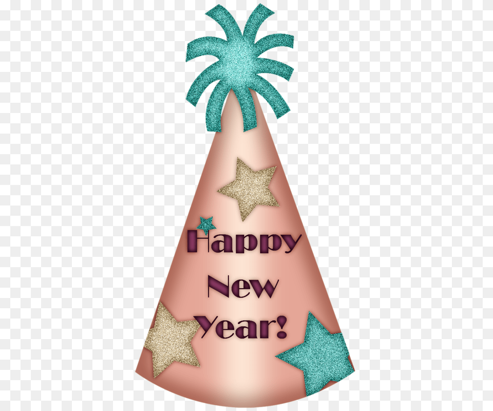 Forgetmenot New Year Happy New Year Clip Art, Clothing, Hat, Party Hat, Adult Png