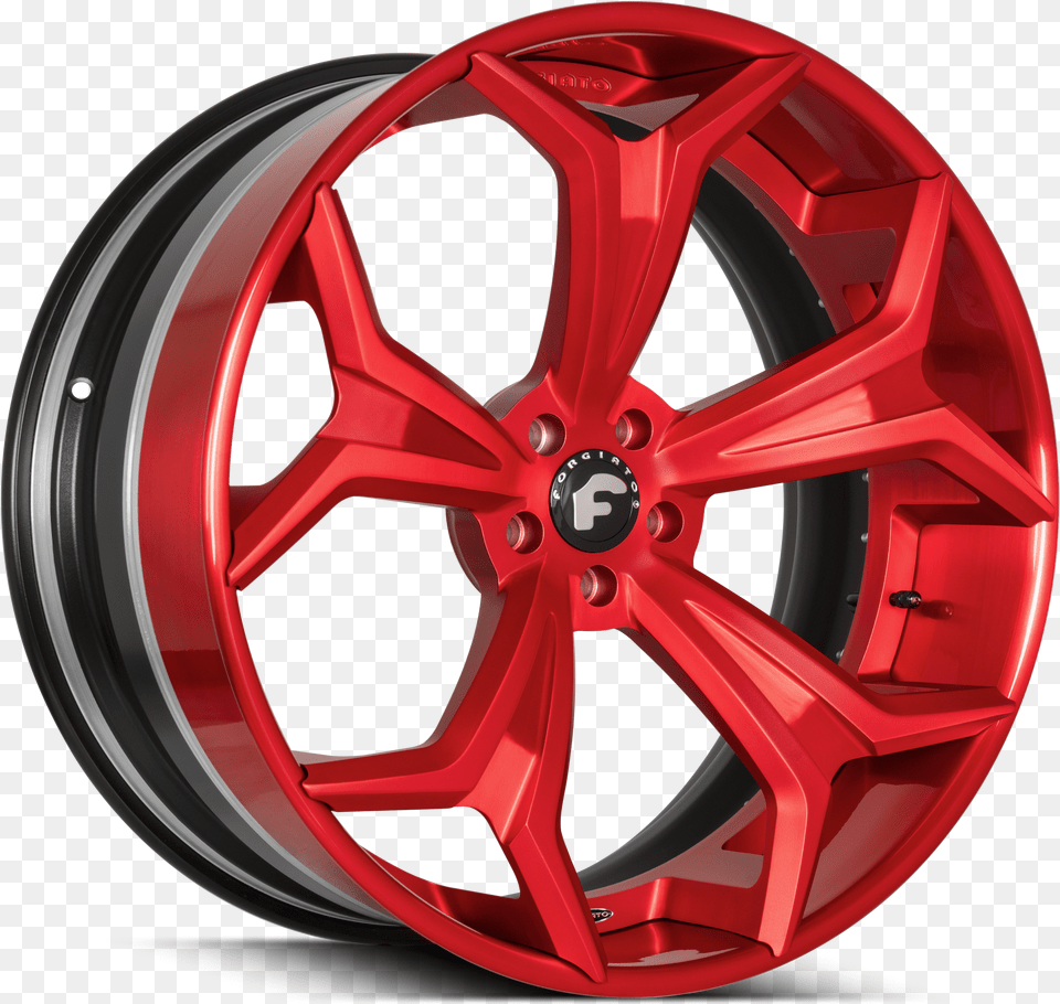 Forgiato Wheelsforgiato Seriesf2 Forgiato Wheels 22 Red, Alloy Wheel, Car, Car Wheel, Machine Free Transparent Png