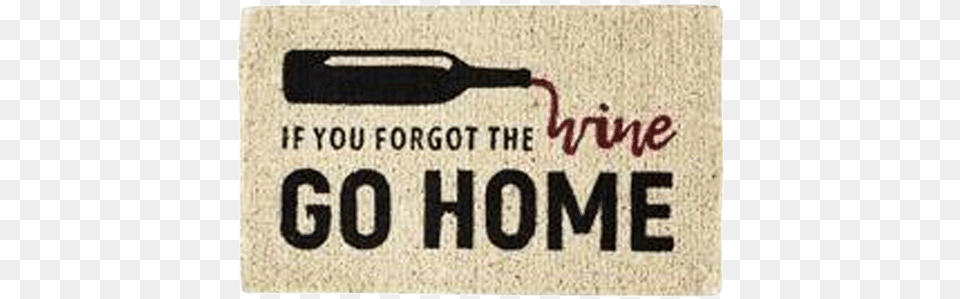 Forgot The Wine Khaki, Mat, Doormat, Mailbox Free Transparent Png