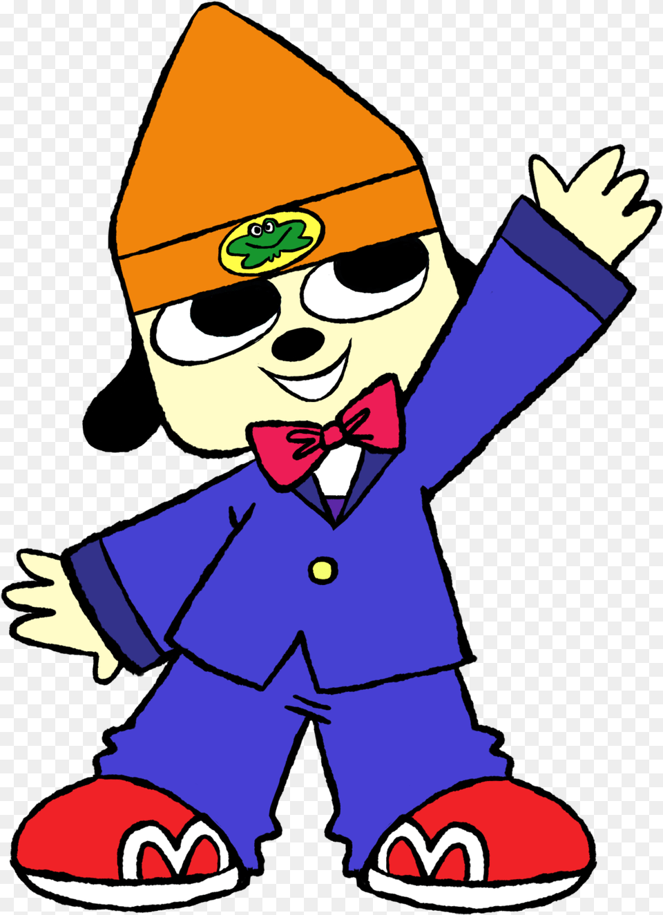 Forgot To Post This One Its Parappa In His Suiiiiit Cartoon, Baby, Person, Accessories, Formal Wear Free Png