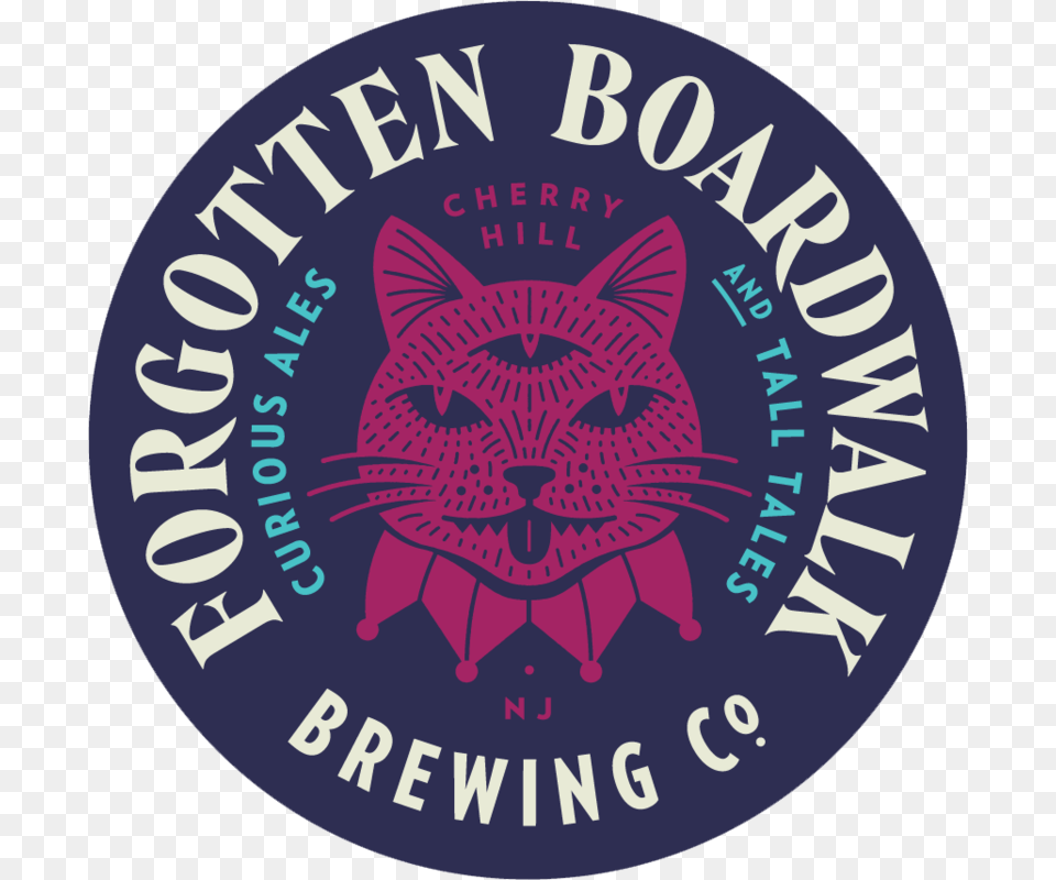 Forgotten Boardwalk Brewery, Logo, Badge, Symbol, Emblem Png Image