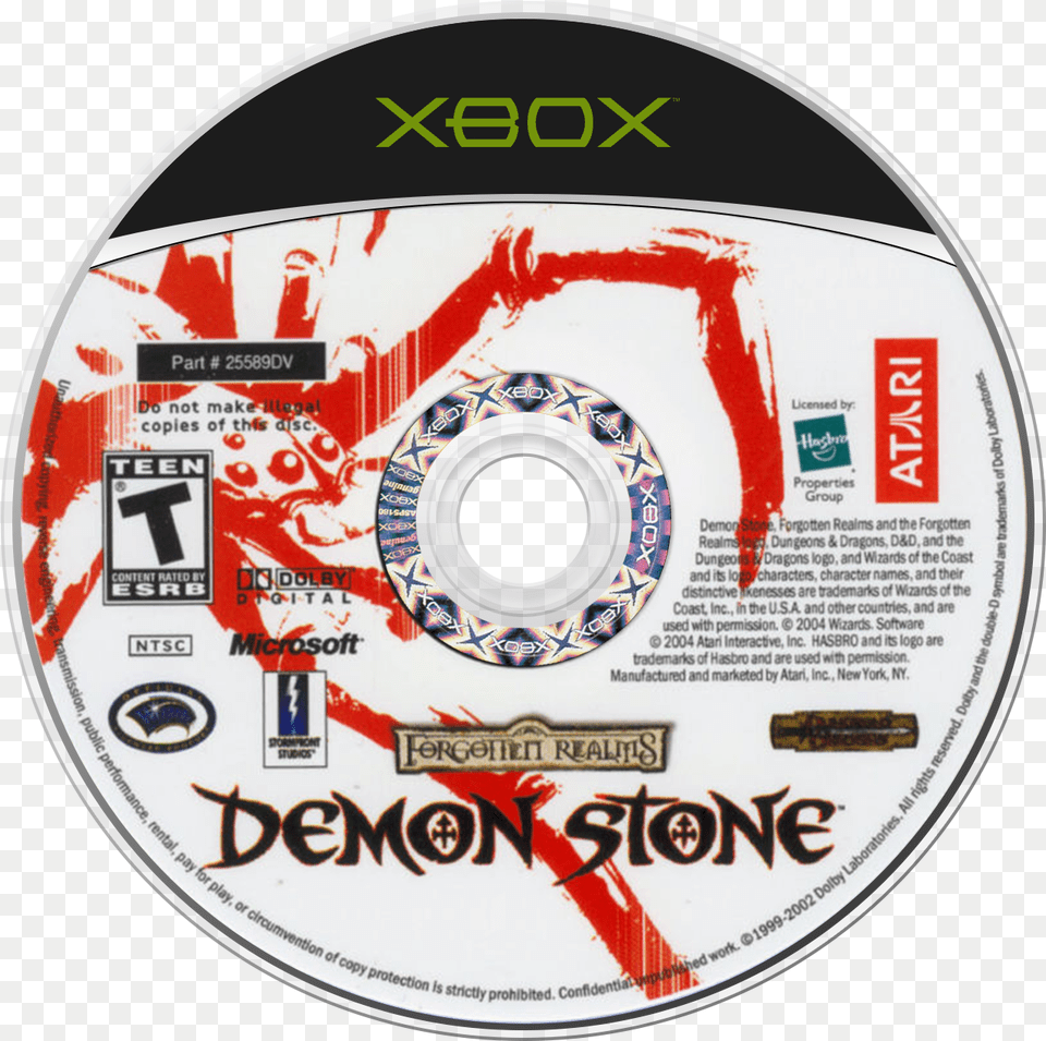 Forgotten Realms Demon Stone Details Launchbox Games Database Xbox, Disk, Dvd Png