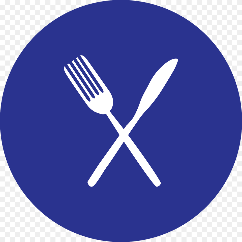 Fork And Knife Crossed Like The Letter X Icon, Cutlery, Blade, Dagger, Weapon Free Png