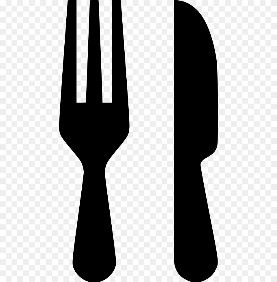 Fork And Knife Transparent Fork And Knife Icon, Cutlery, Mortar Shell, Weapon Free Png Download