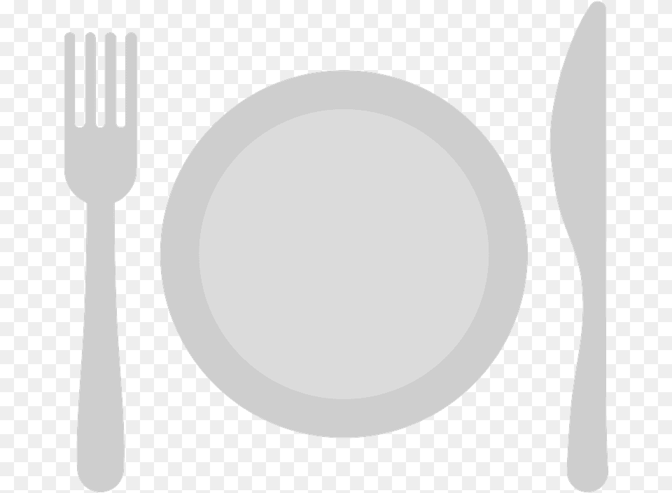 Fork And Knife With Plate Emoji Clipart Circle, Cutlery Png
