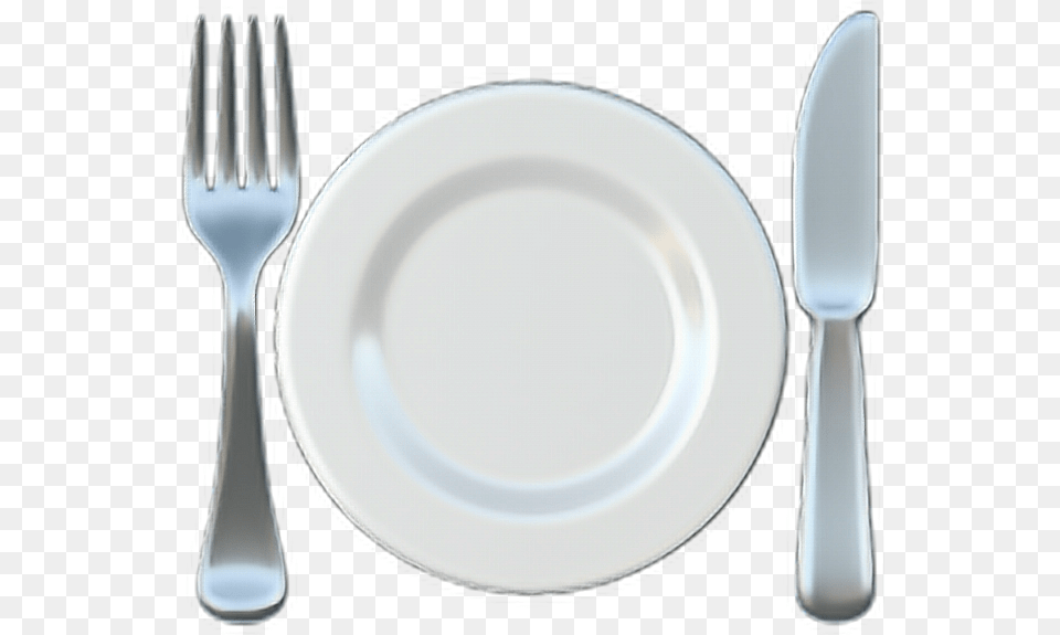 Fork And Knife With Plate Emoji Fork And Knife With Plate Emoji, Cutlery, Food, Meal, Spoon Free Png