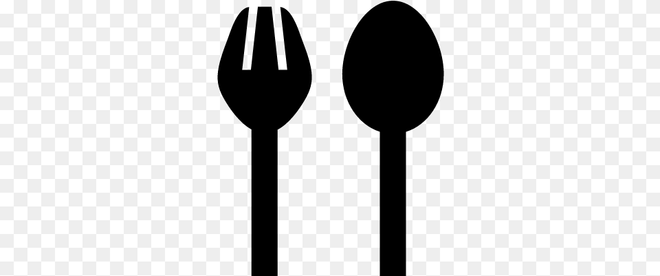 Fork And Spoon Vector Spoon And Fork Clipart, Gray Free Png Download