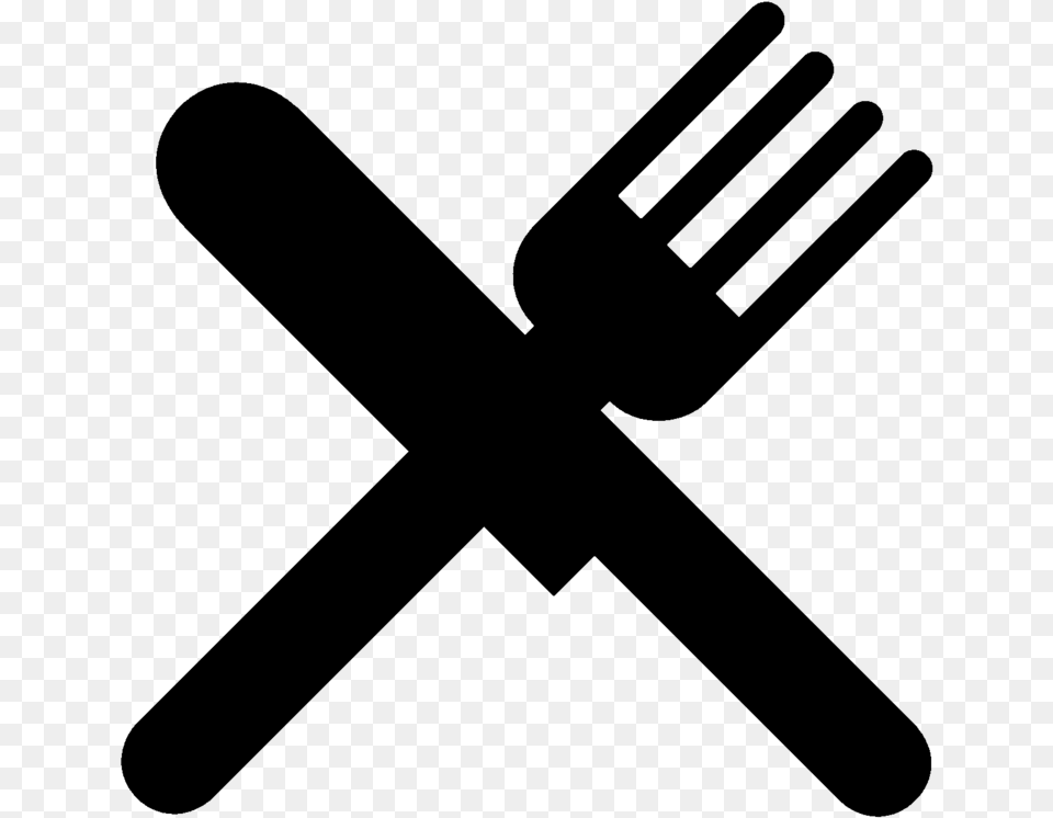 Fork Knife Fork Knife Icon, Gray Free Png Download