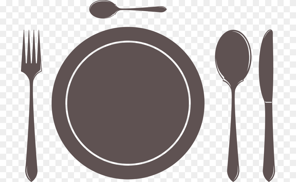 Fork Knife Plate Icon Dark 2x Clipart Fork And Knife Clipart, Cutlery, Spoon Free Png