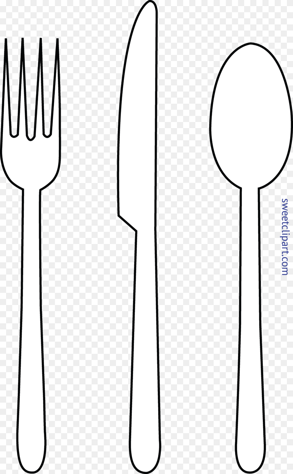 Fork Knife Spoon Lineart Clip Art, Cutlery Free Png Download