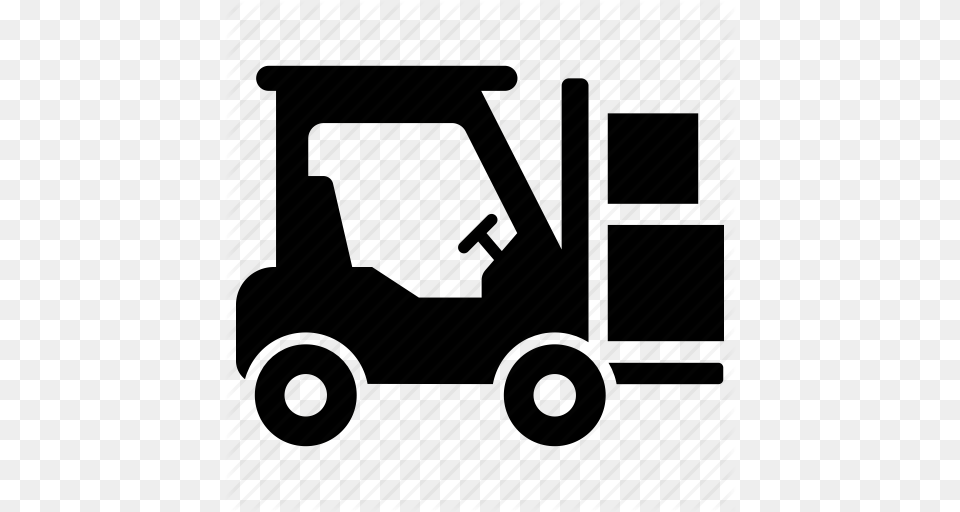 Fork Truck Forklift Logistics Warehouse Icon, Architecture, Building, Machine Free Png Download