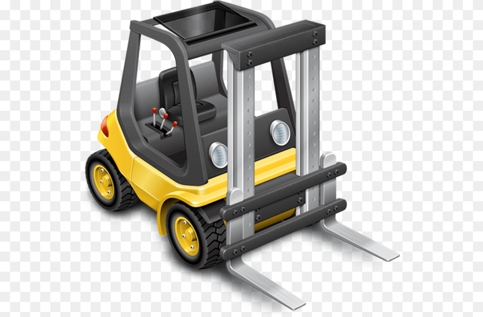 Forklift 3d Icon, Machine, Device, Grass, Lawn Png